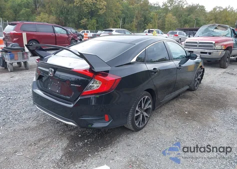 2019 Honda Civic Sport из США, поврежденный, VIN 2HGFC2F84KH605925